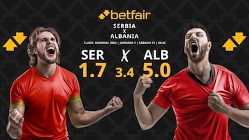 Serbia vs. Albania: horario, dónde ver, pronósticos y clasificación