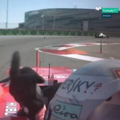 Peineta de Vettel a Massa, aunque le restó importancia