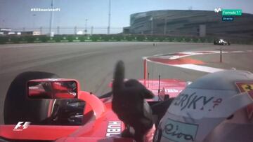 Peineta de Vettel a Massa, aunque le restó importancia