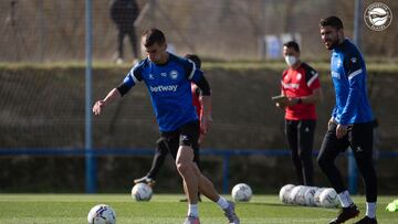 Vuelta a los entrenamientos con la recuperación paulatina de Guidetti