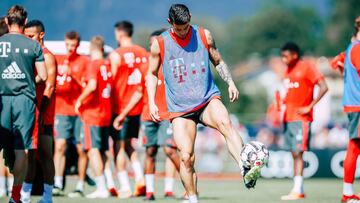 James Rodr&iacute;guez es duda para el partido de la Supercop ante el Eintracht Frankfurt 