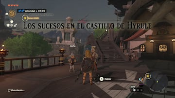 the legend of zelda tears of the kingdom nintendo switch guia los sucesos en el castillo de hyrule