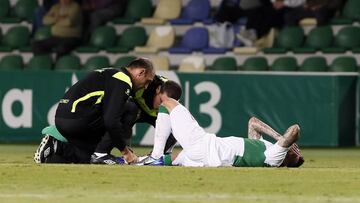 La lesión de Josan queda en un susto y podría estar ante el Málaga