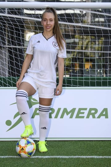 03/09/19 FUTBOL FEMENINO PRESENTACION LIGA IBERDROLA ENTREVISTA A PAOLA ULLOA