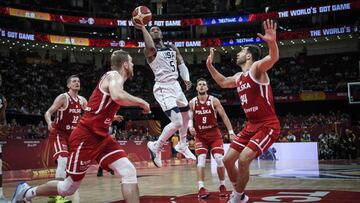 Donovan Mitchell, durante el encuentro