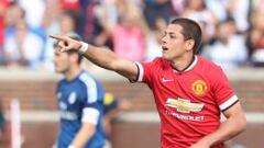 Van Gaal le hace un guiño a Chicharito Hernández