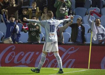 Aspas, on target againstb Granada.