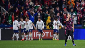 Hector Herrera of Mexico during the game United States vs Mexico, corresponding to CONCACAF World Cup Qualifiers road to the FIFA World Cup Qatar 2022, at TQL Stadium, on November 12, 2021.
<br><br>
Hector Herrera de Mexico durante el pa