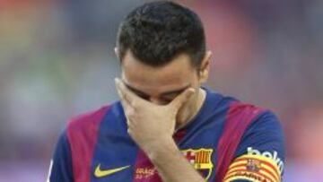 Y Xavi rompió a llorar: “Somos el mejor club del mundo”