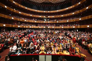 Vista del interior del Teatro David H. Koch de Nueva York que ha albergado el estreno mundial de Deadpool & Wolverine.