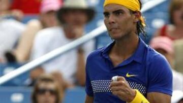 <b>Sufrida victoria</b>. Nadal sigue adelante en el Masters 1.000 de Cincinatti tras derrotar a Seppi.