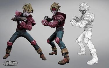 Un personaje de The Legend of Dragoon en Playstation All Star Battle Royale