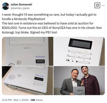 PlayStation’s creator keeps this treasure that they created together with Nintendo and never came out