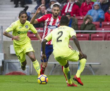 Carrasco con el balón. 