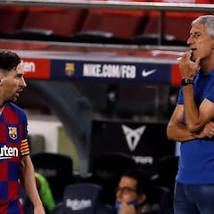 Messi enseña la puerta a Setién