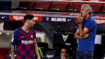 Messi enseña la puerta a Setién