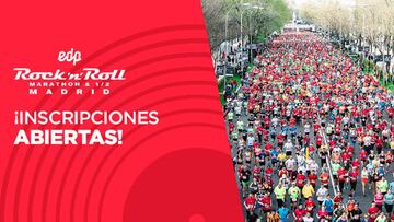 Imagen de una edición del EDP Rock 'n' Roll Madrid Maratón.