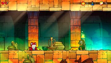 Captura de pantalla - Wonderboy: The Dragon's Trap (NSW)