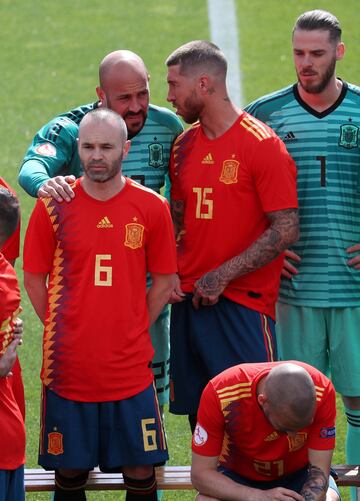 Sergio Ramos and Pepe Reina.