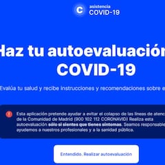 Coronamadrid.com: así funciona la app para los autotest del coronavirus