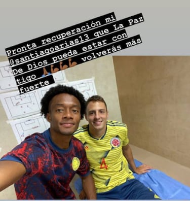 El fútbol se une para apoyar a Santiago Arias tras la lesión