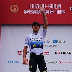 Trentin gana la quinta etapa en Guangxi en un accidentado final
