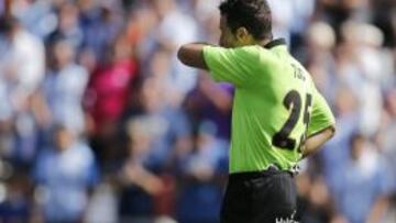 To?o, tras encajar un gol.