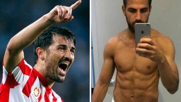 David Villa &#039;trolle&oacute;&#039; a Cesc F&agrave;bregas por subir esta imagen de sus abdominales.