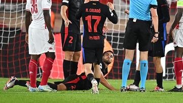 MONACO, MONACO - SEPTEMBER 19: Eric Garcia of FC Barcelona is shown a red card and sent off by Referee Allard Lindhout during the UEFA Champions League 2024/25 League Phase MD1 match between AS Monaco and FC Barcelona at Stade Louis II on September 19, 2024 in Monaco, Monaco. (Photo by Neal Simpson/Allstar/Getty Images)