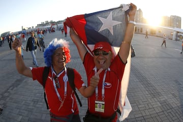 Belleza y color: el lado B del duelo de Chile y Portugal