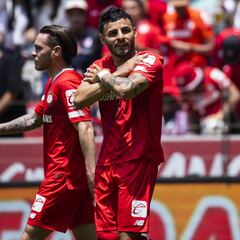 Toluca goleó al Atlas y es líder general de la Liga MX