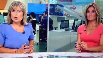 La presentadora de Antena 3 pierde una lentilla en directo