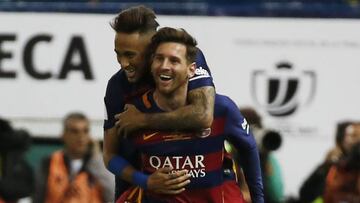 Messi, con Neymar.