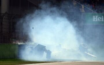 Accidente de Antonio Giovinazzi.