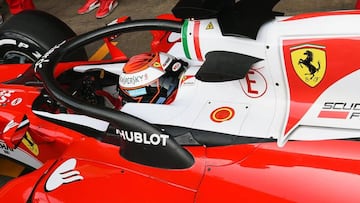 La versión original del Halo de Ferrari.