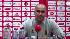 Martínez, enfadado con la prensa por posible positivo de Courtois