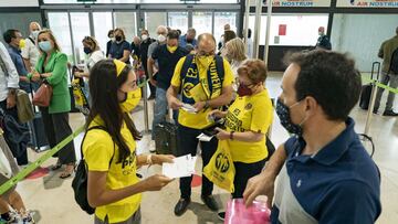 El viaje burbuja de la afición del Villarreal a tierras norirlandesas