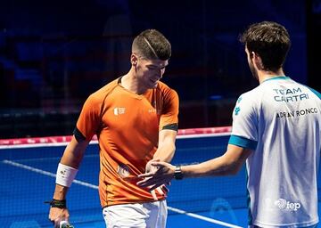 Mario Huete y Adri&aacute;n Ronco durante la competici&oacute;n.