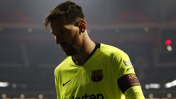 El delantero argentino del Barcelona, Leo Messi, durante un partido.