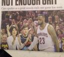 La prensa de Cleveland lo resume: 'Coraje insuficiente'