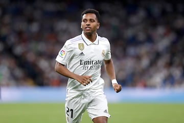 Rodrygo has rarely had the opportunity to play in his favoured position for Real Madrid. 