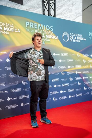 Ángel Carmona en los Premios de la Academia de la Música.