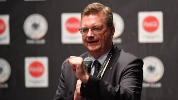 Reinhard Grindel, presidente de la Federación Alemana.