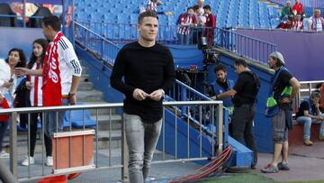 Gameiro, en el Vicente Calderón. El Lyon lo quiere.