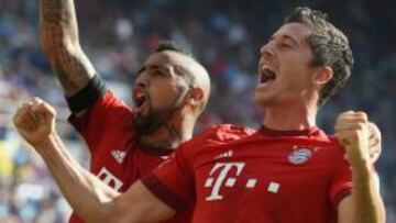 Arturo Vidal eligió a Robert Lewandowski como uno de los cinco jugadores de su quinteto ideal.