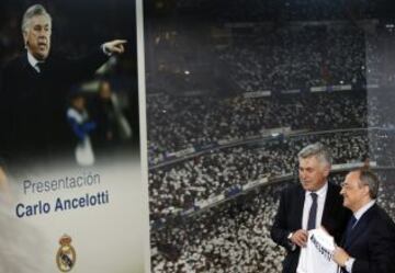 Las imágenes de la presentación de Ancelotti