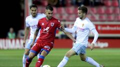 El Numancia sentenci&oacute; al Zaragoza desde el punto de penalti.