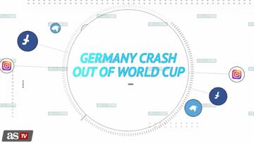 Germany crash out of World Cup - social media goes mad