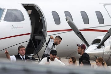 Jordi Alba, Sergio Busquets y Cesc.