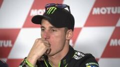 Pol Espargaró, en la rueda de prensa del GP de Argentina.